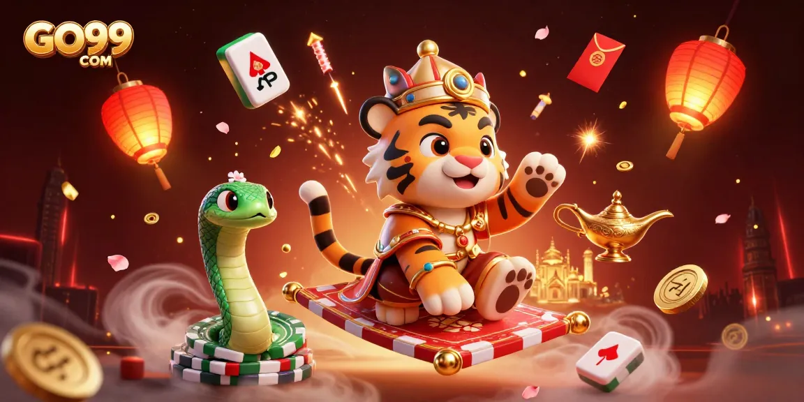 Experience the vivid excitement of GO99 COM with a magical, immersive casino illustration.