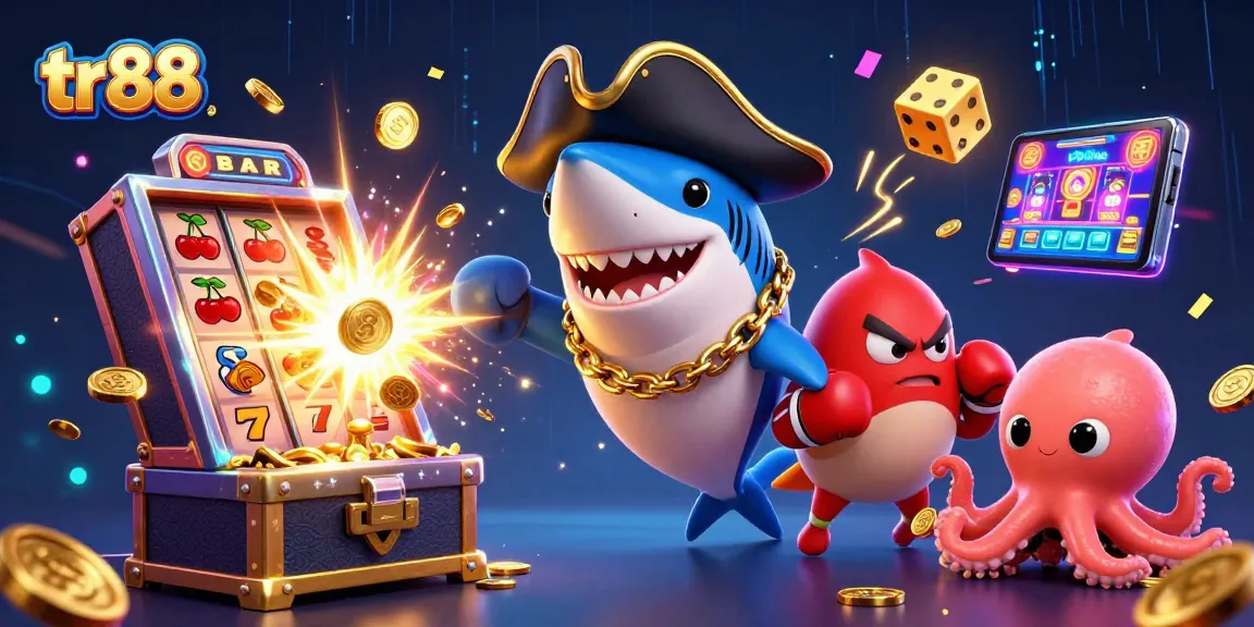Spin and win with tr88's thrilling 3D casino action featuring colorful characters and jackpot excitement.