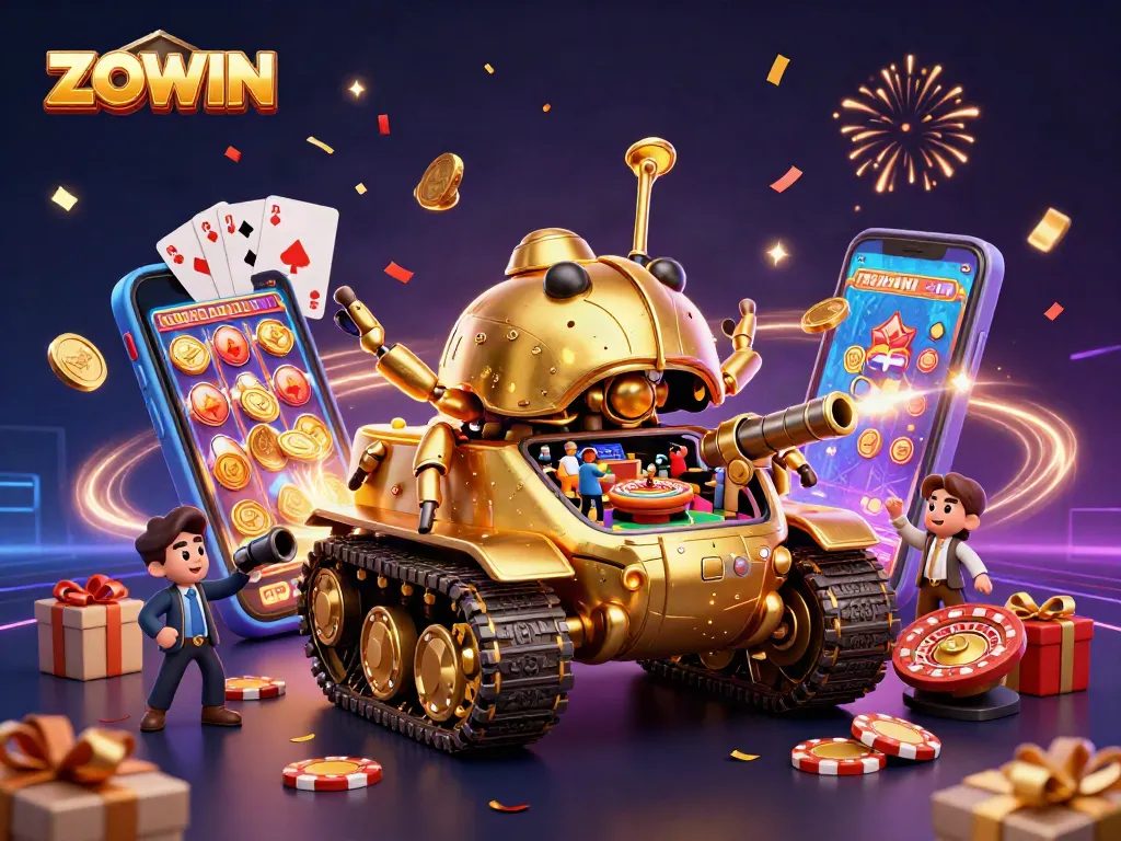 ZOWIN offers exciting gameplay with a vibrant 3D casino experience and festive elements for gamers.