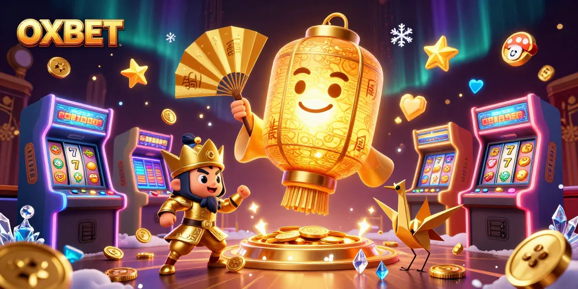 Experience thrilling OXBET casino action with vibrant characters and exciting gaming elements in an engaging atmosphere.